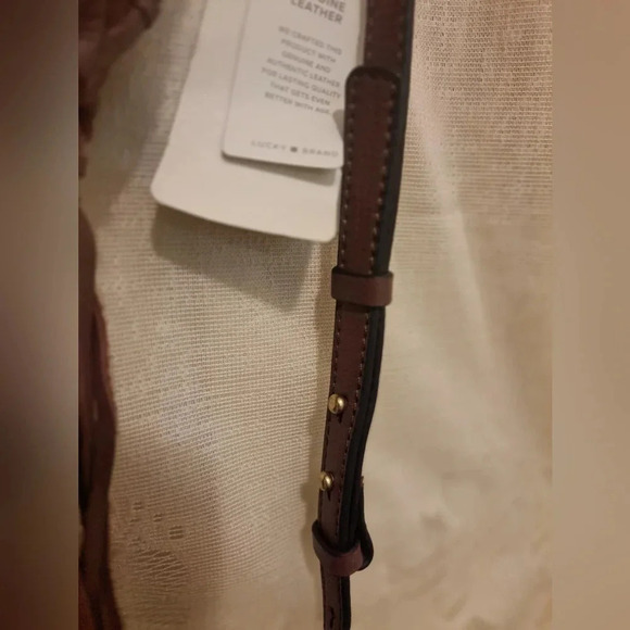 Lucky Brand Pala Crossbody Bag Brownstone - Picture 9 of 11